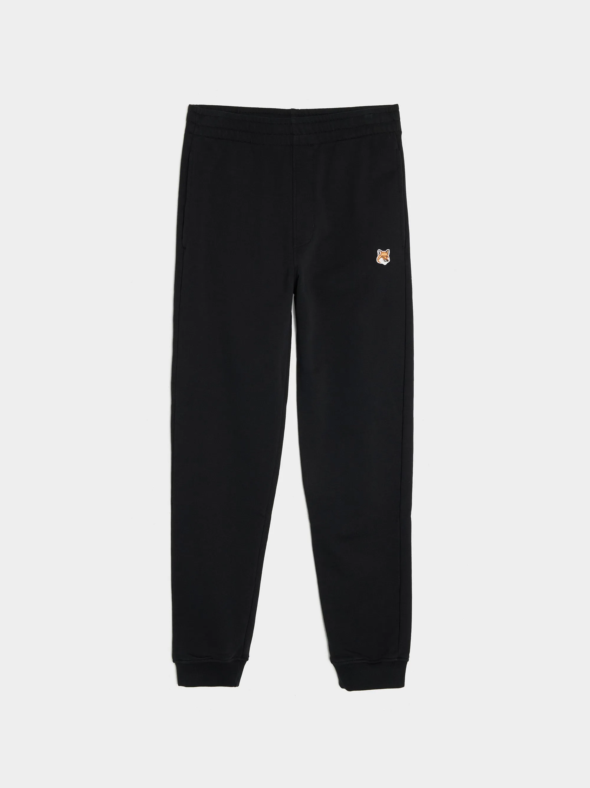 Fox Head Patch Regular Jog Pants, Black