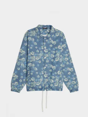 Garden Denim Coach Jacket, Indigo