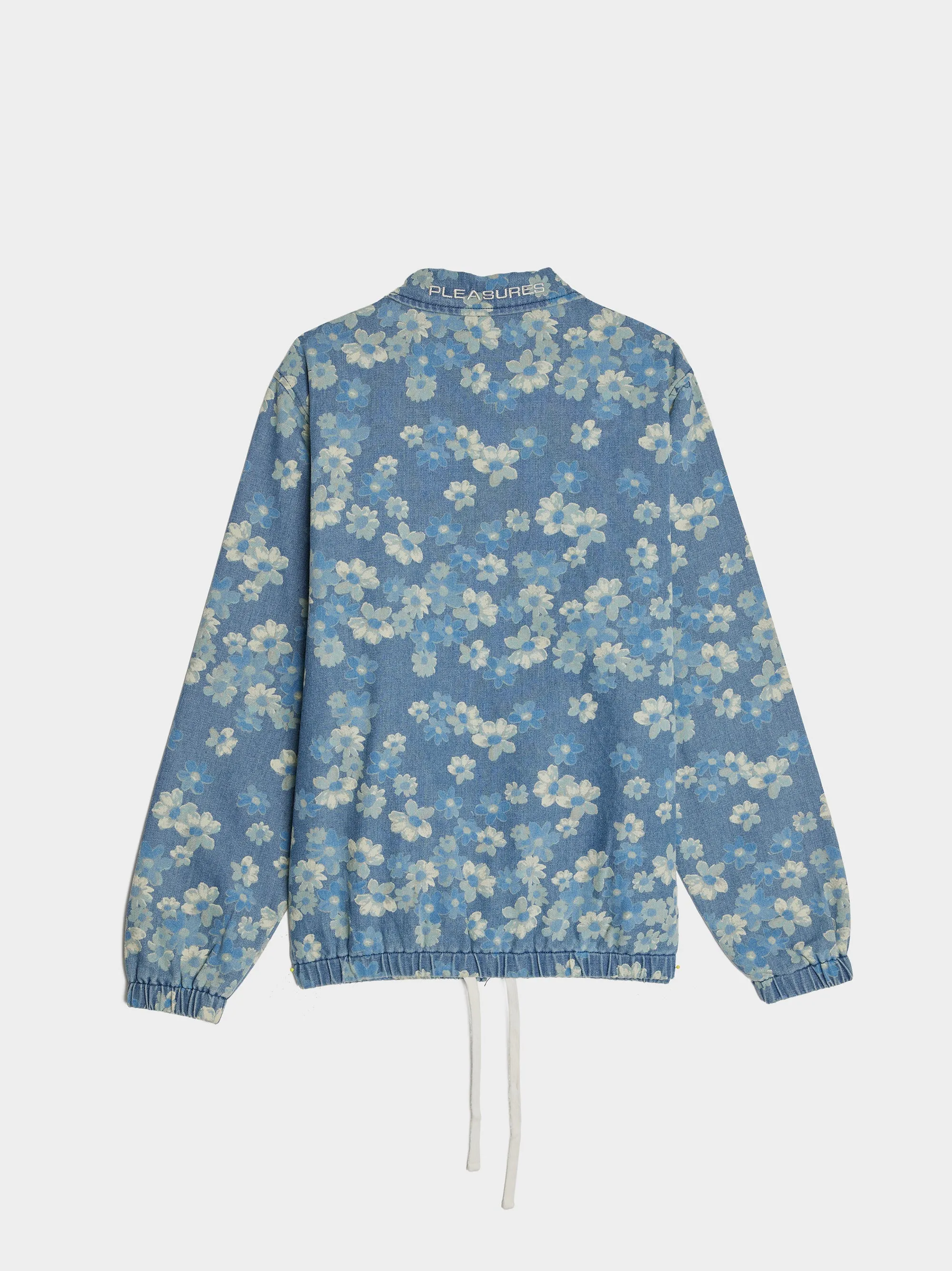 Garden Denim Coach Jacket, Indigo