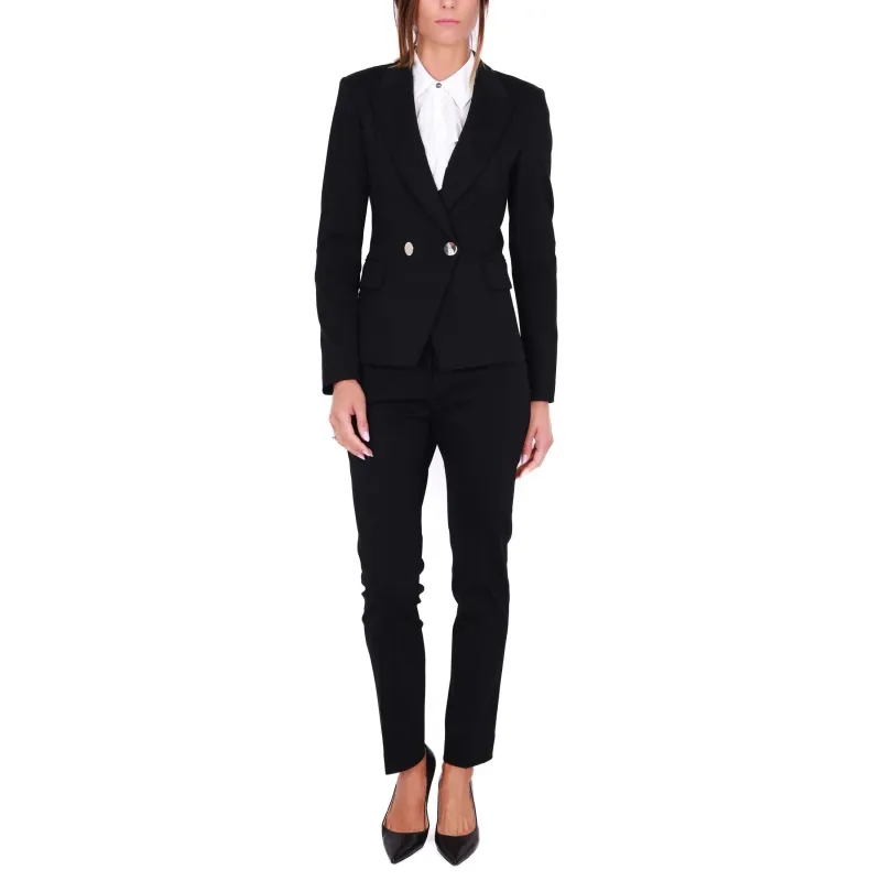 GIACCA BLAZER DOPPIOPETTO, NERO