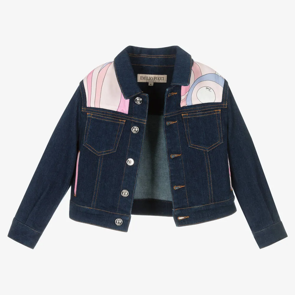 Girls Blue Denim Jacket 