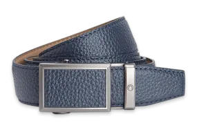 Go-In Pebble Grain Deep Sea Navy, 1 3/8 Strap, Golf Belt