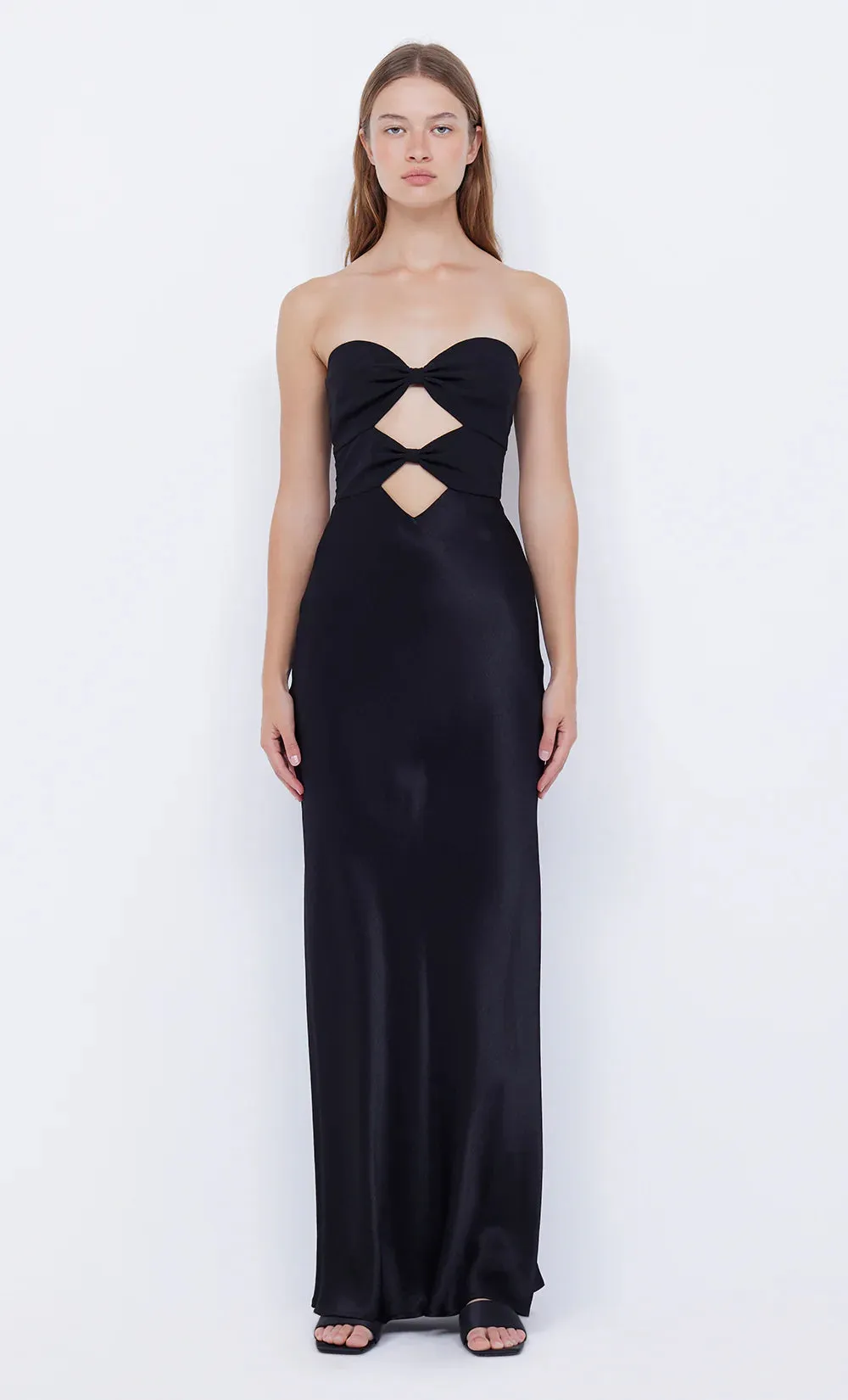 Halle Strapless Dress BLACK