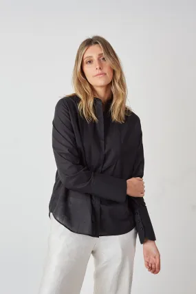 Hanna Edwards - Favourite Tuxedo Shirt in Black