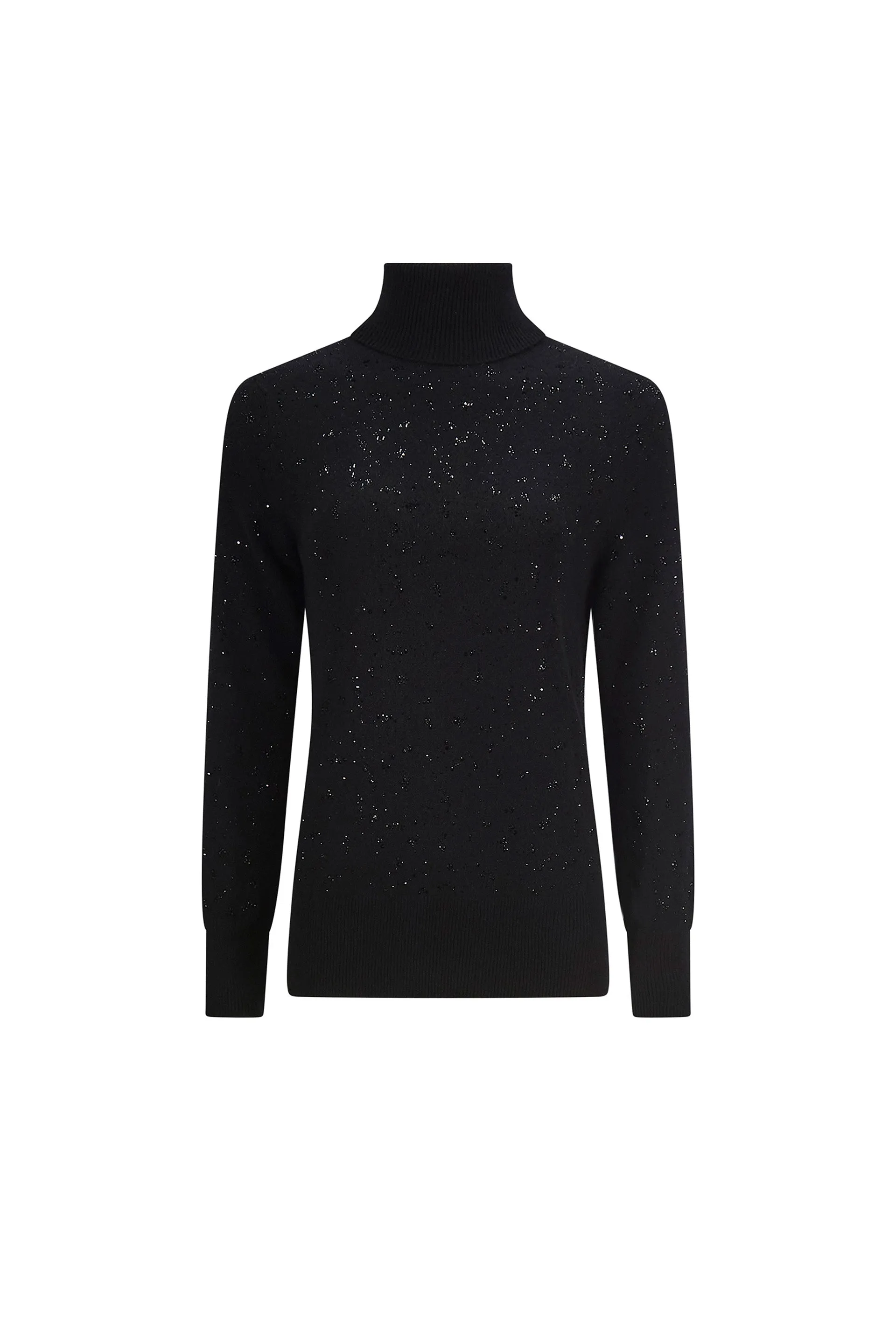 'HEAVY STARDUST' CASHMERE TURTLENECK SWEATER