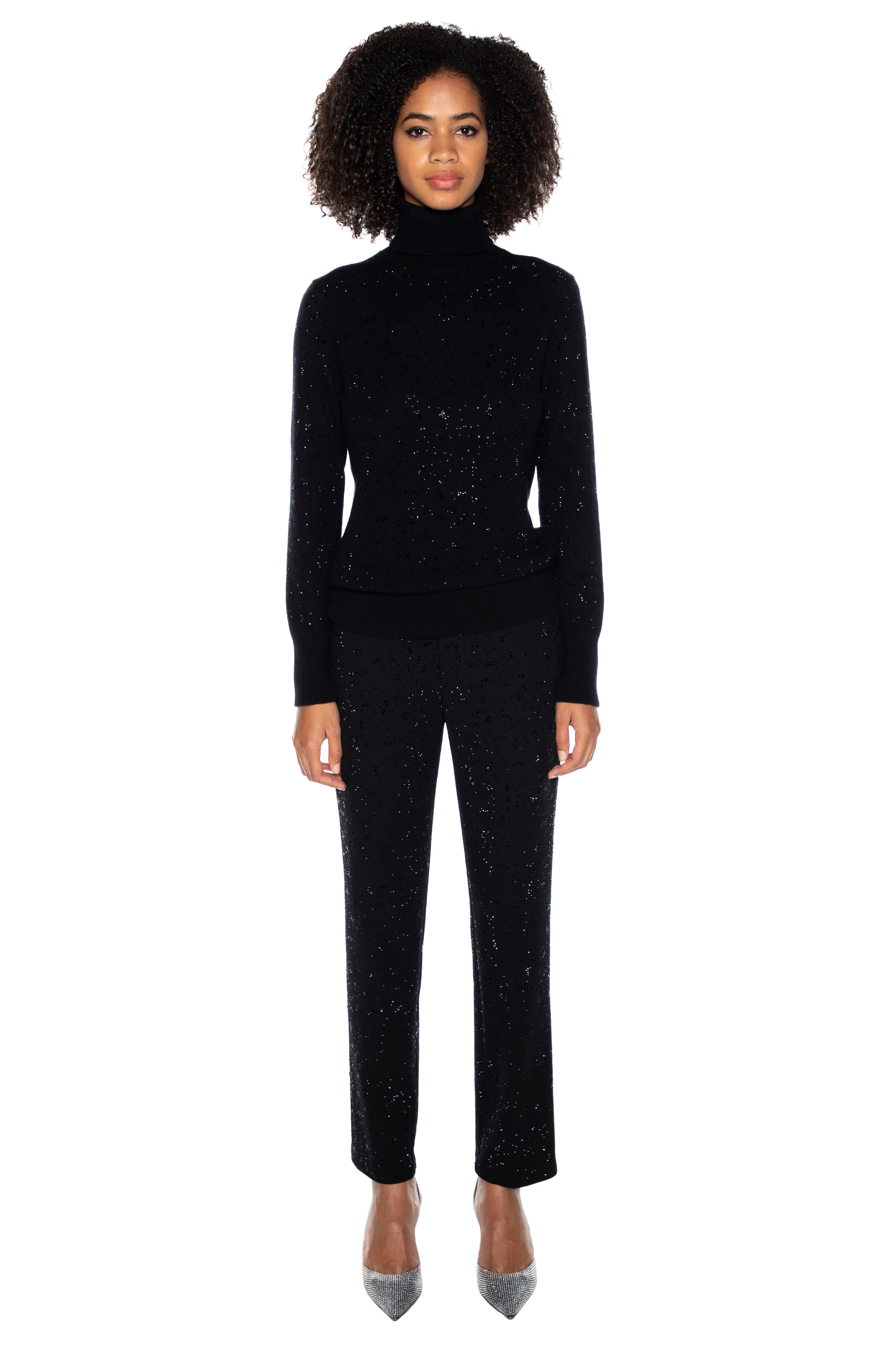 'HEAVY STARDUST' CASHMERE TURTLENECK SWEATER