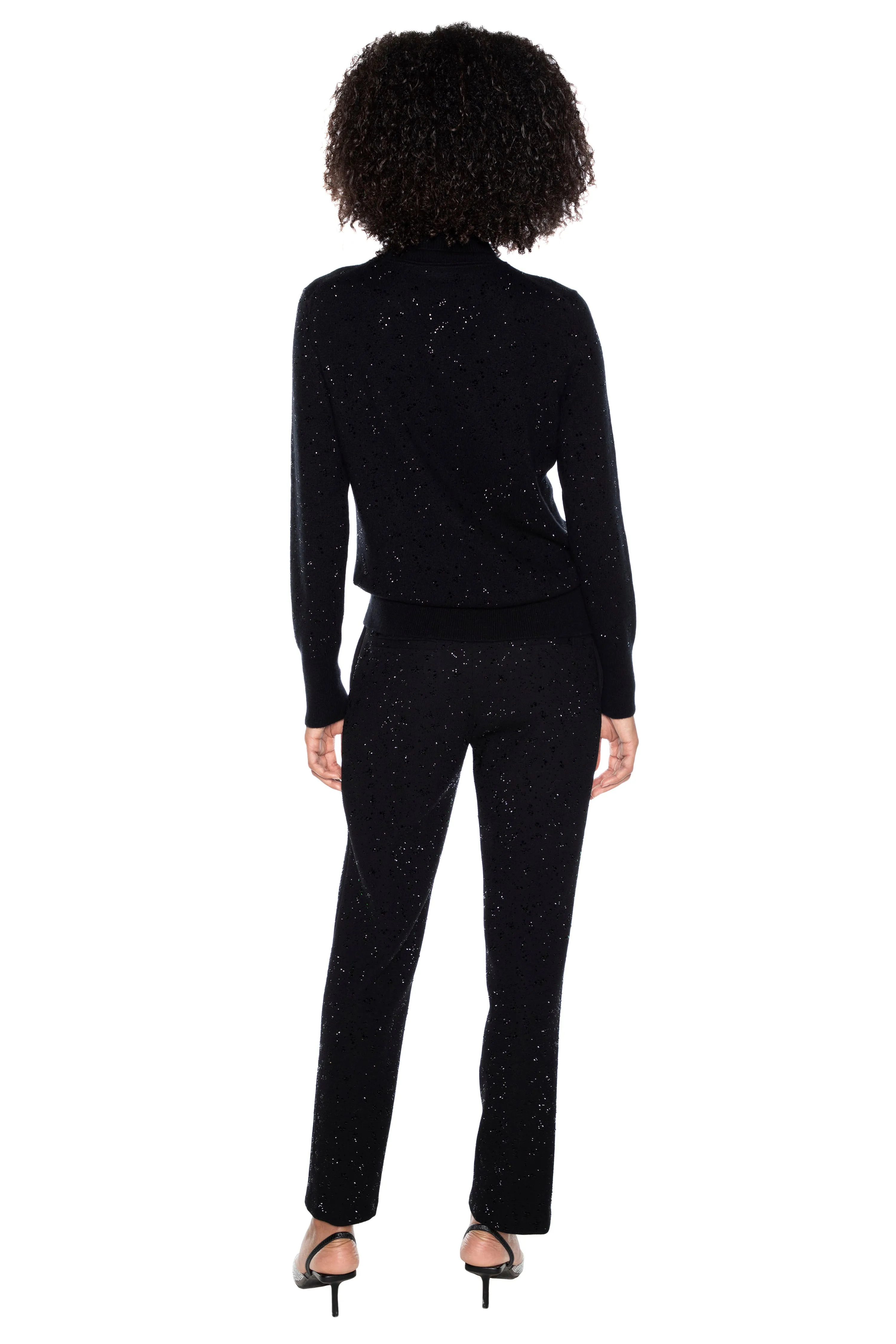 'HEAVY STARDUST' CASHMERE TURTLENECK SWEATER