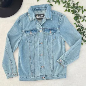 High Voltage Denim Jacket - Blue