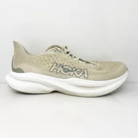 Hoka One One Mens Mach 6 1147790 OKB Beige Running Shoes Sneakers Size 9.5 D