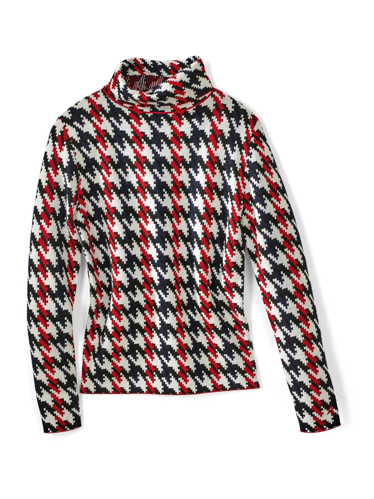 Houndstooth Ski Sweater