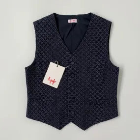 Il Gufo Navy Waistcoat: 6 Years & 10 Years (Brand New)