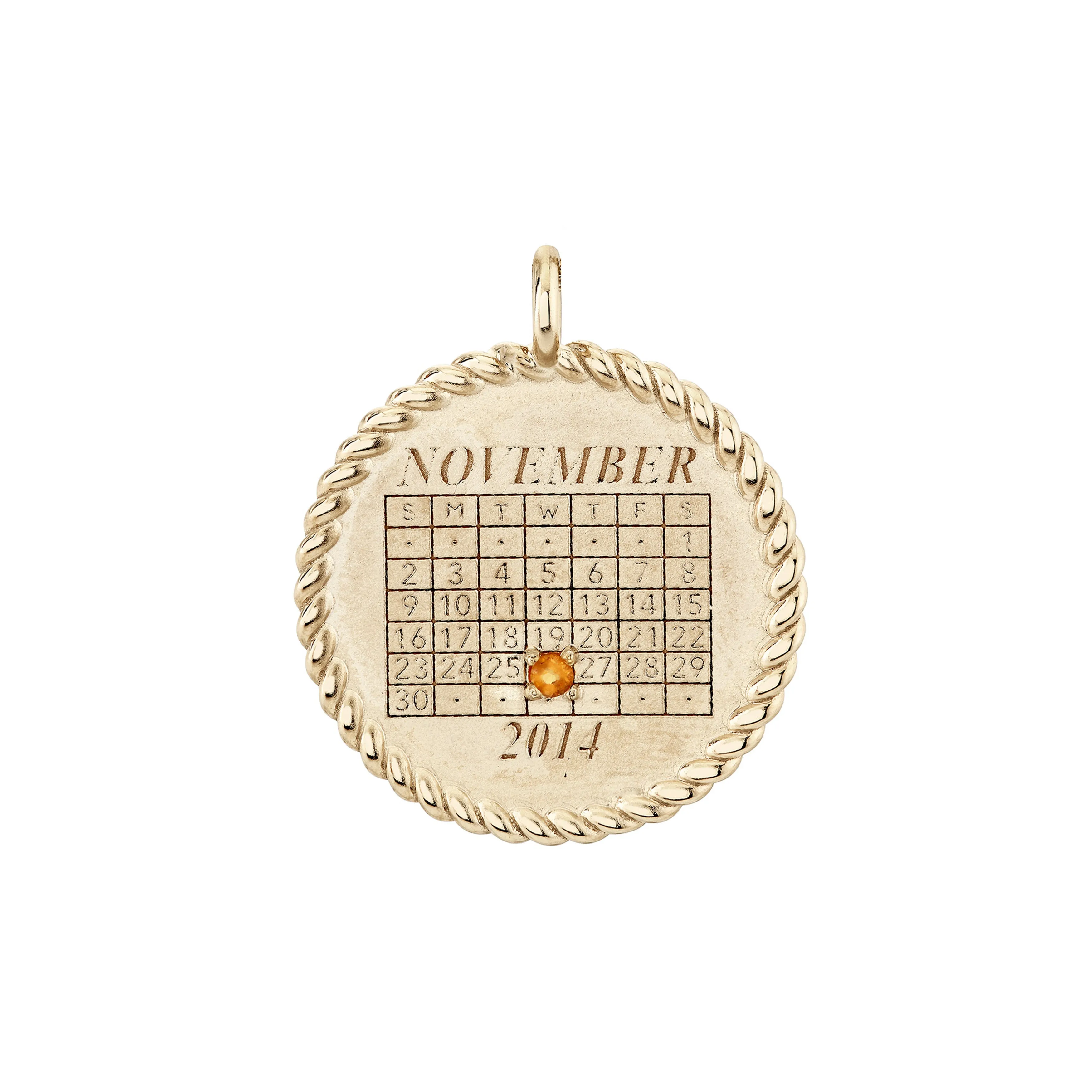 Imperial Calendar Pendant