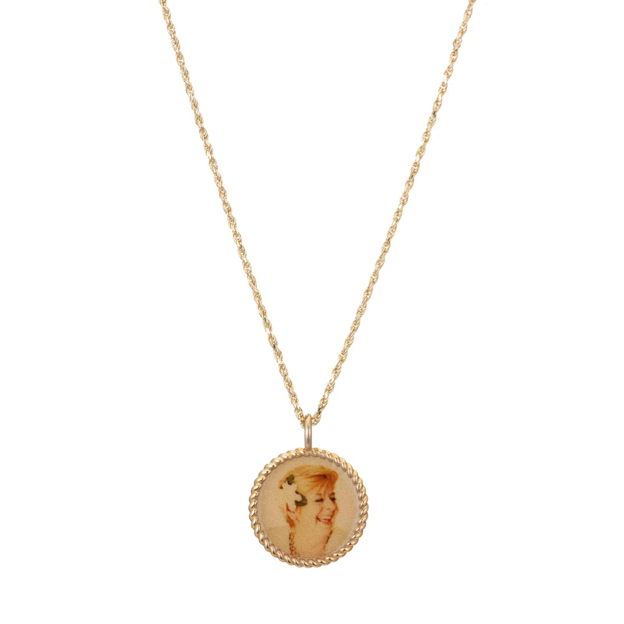 Imperial Portrait Pendant Necklace