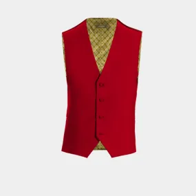 Intense red essential Waistcoat