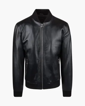 Julio Leather Bomber Jacket