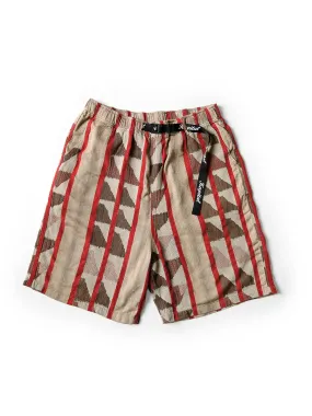 Kapital Cotton Pueblo Stripe Easy Shorts pants