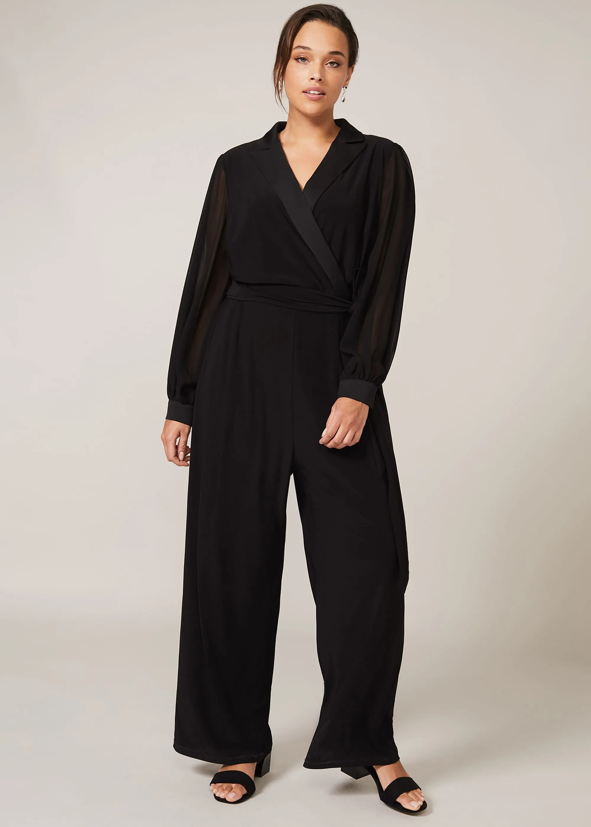 Karolina Tuxedo Jumpsuit