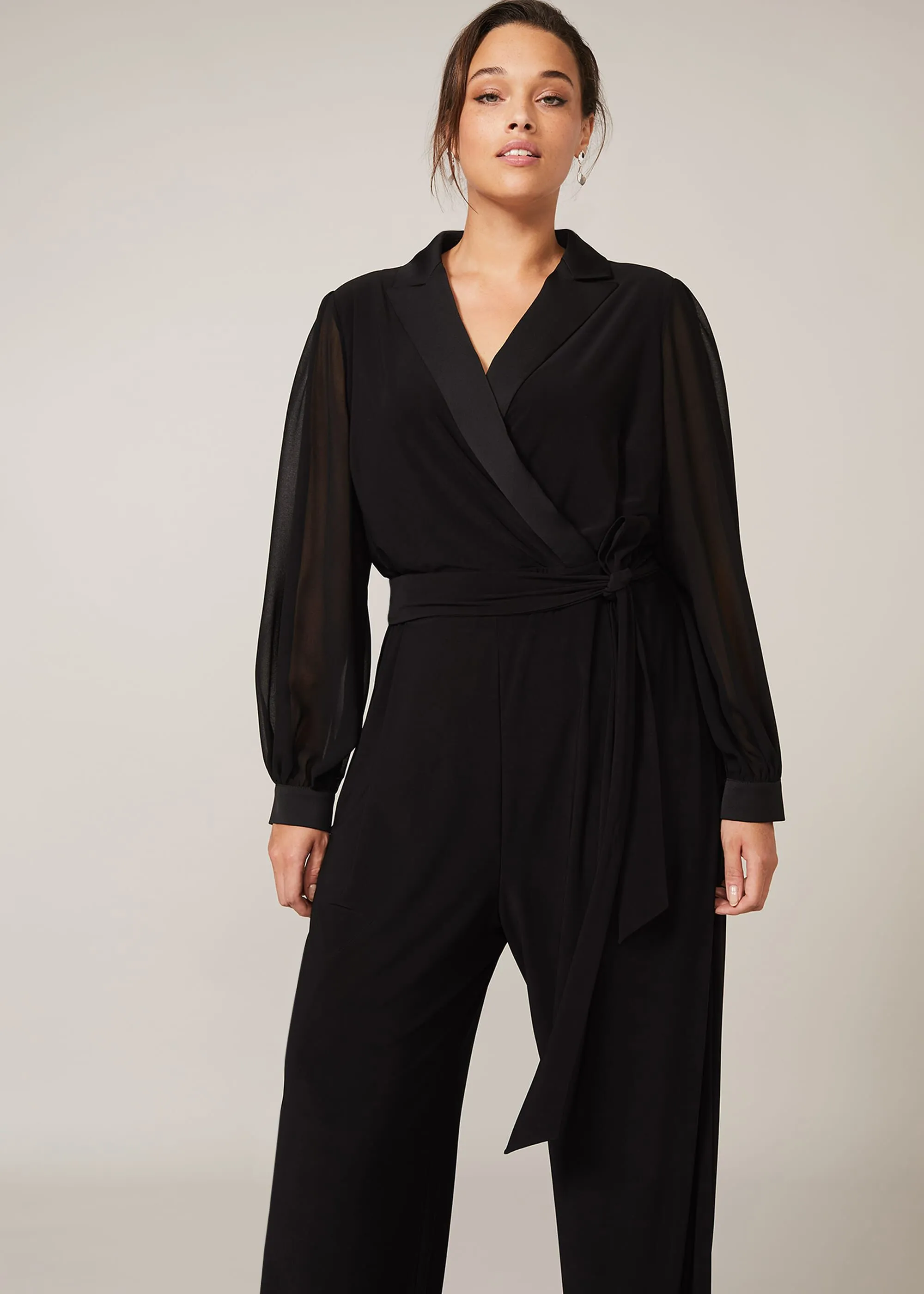 Karolina Tuxedo Jumpsuit