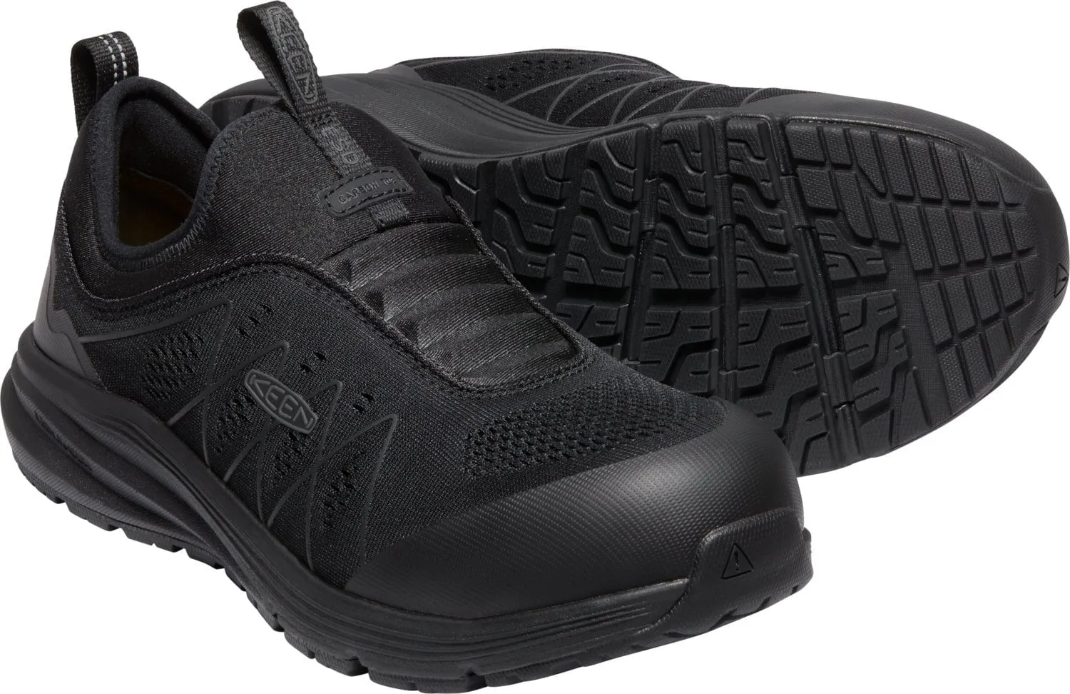 Keen Utility Mens Vista Energy Shift ESD Black/Black Mesh Work Shoes