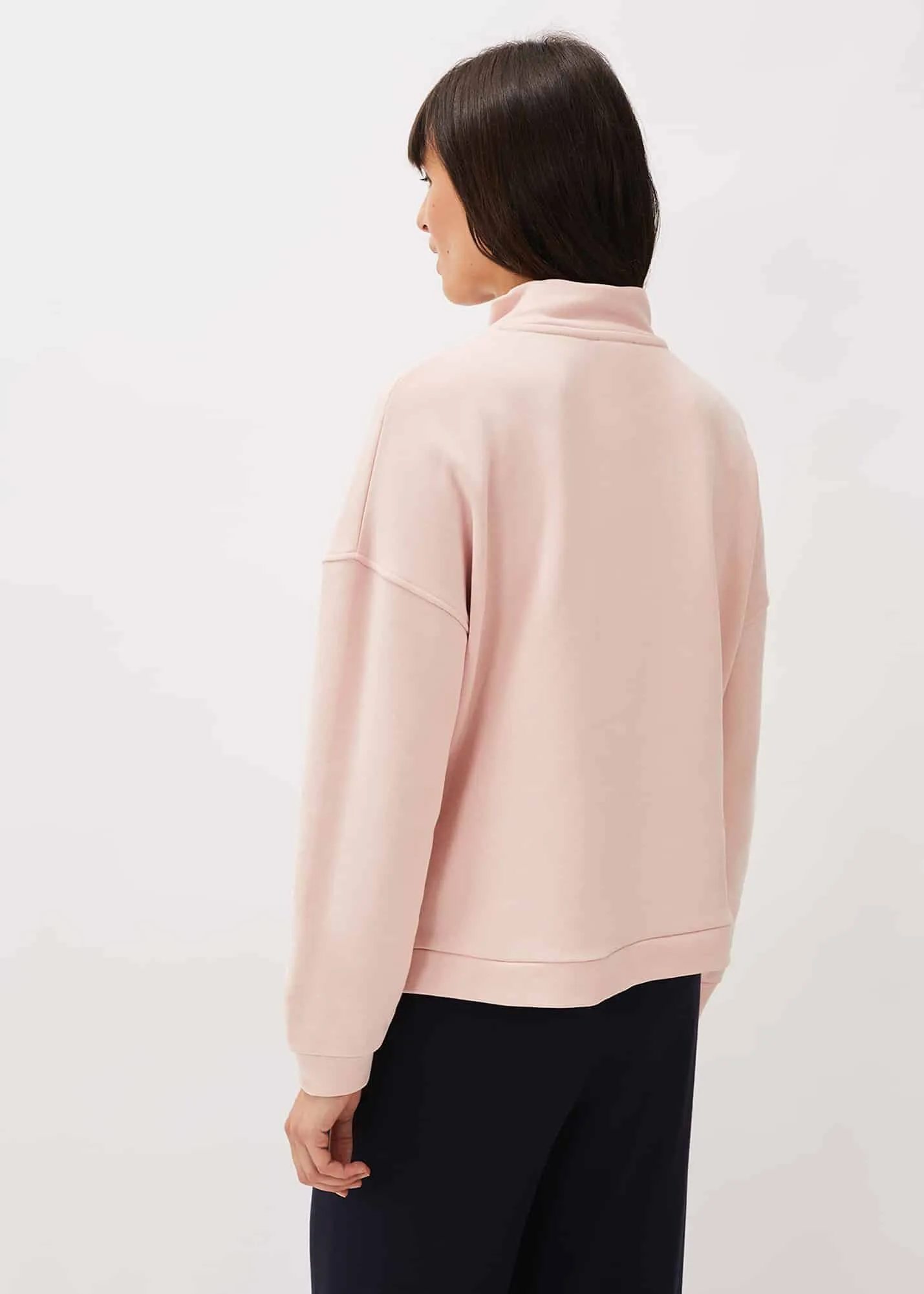 Leah Half Zip Sweater Top