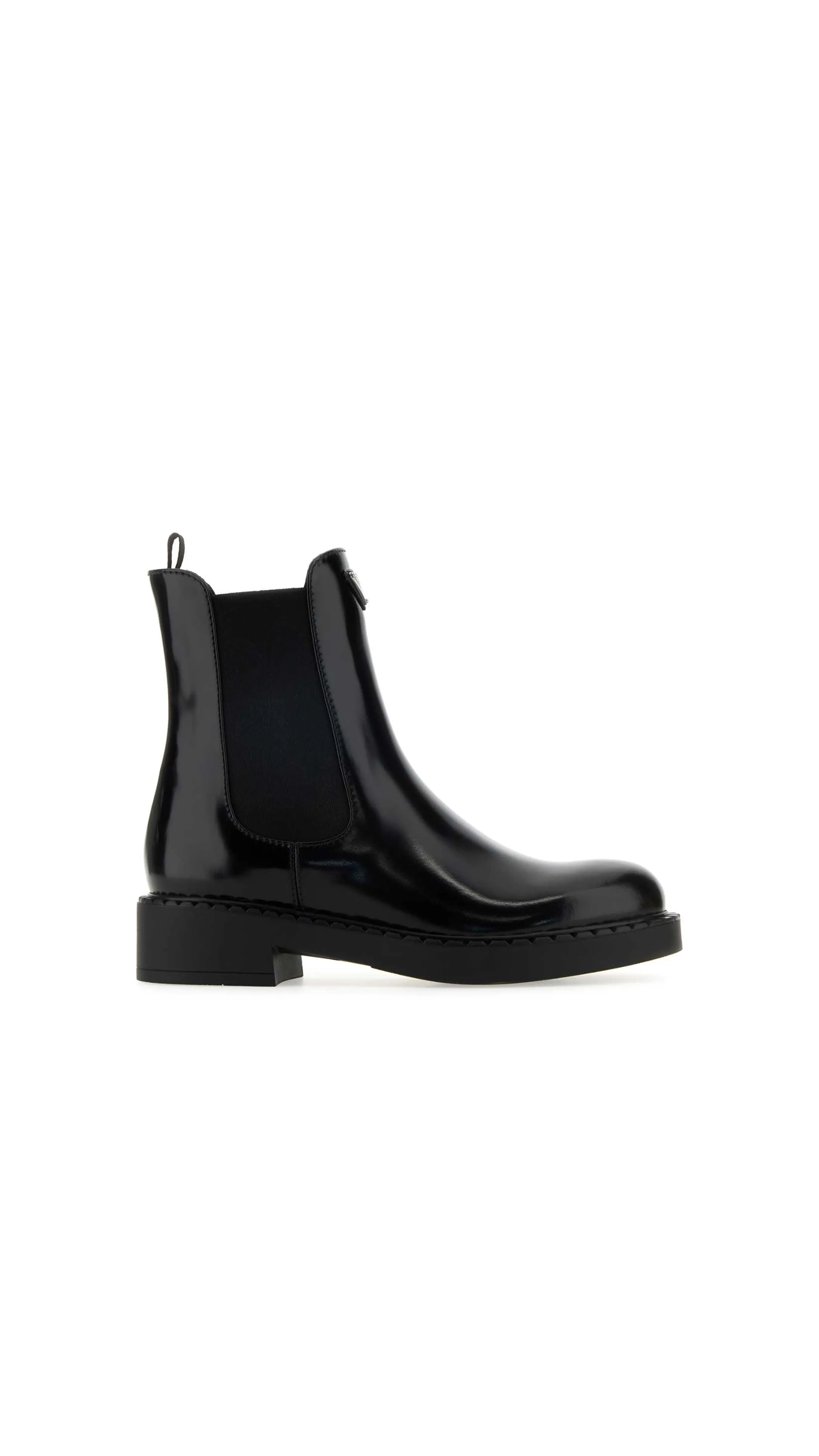 Leather Ankle Boots - Black