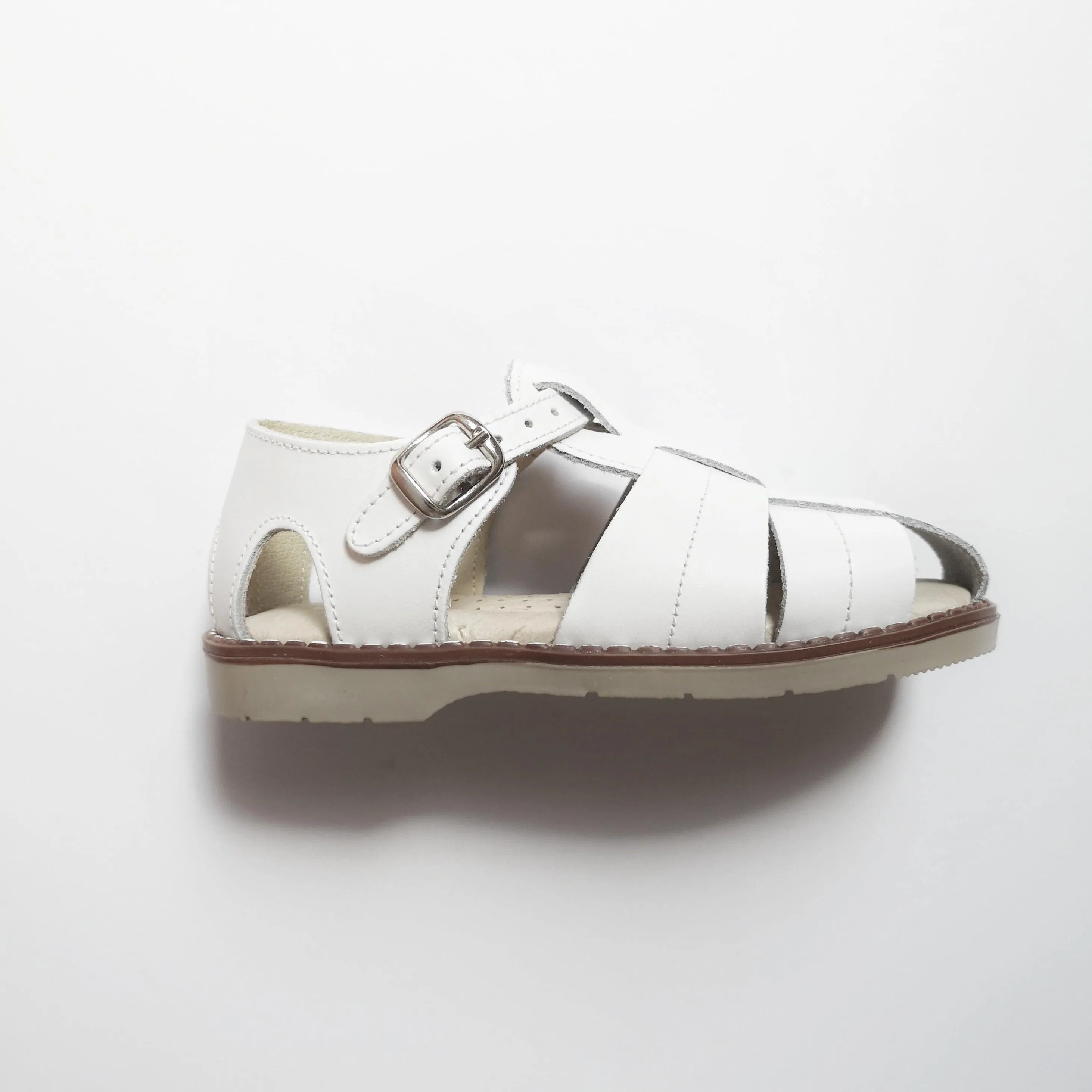 Leather sandals-White