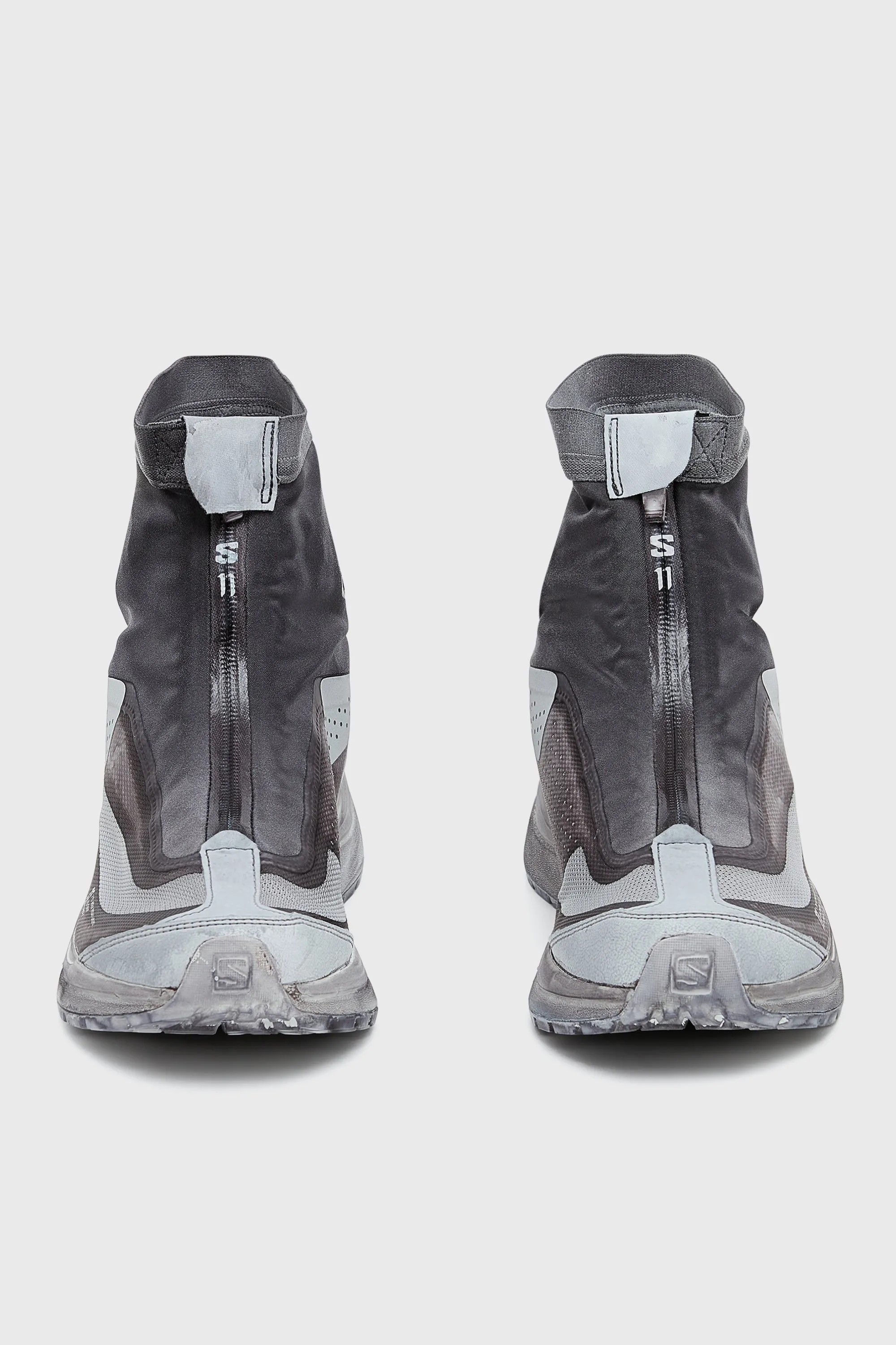 LIGHT GREY SALOMON BAMBA2 HIGH SNEAKERS