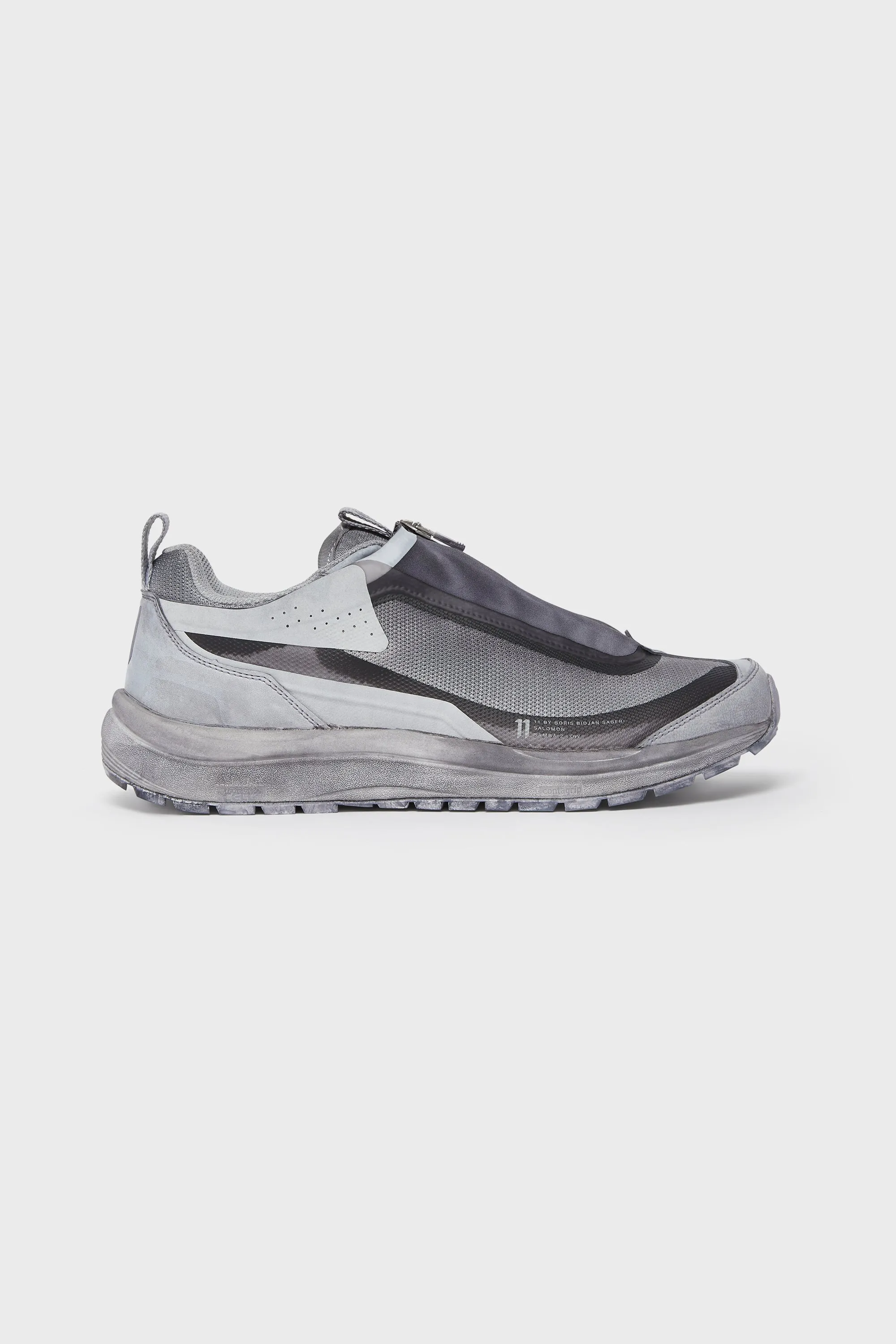 LIGHT GREY SALOMON BAMBA2 LOW SNEAKERS