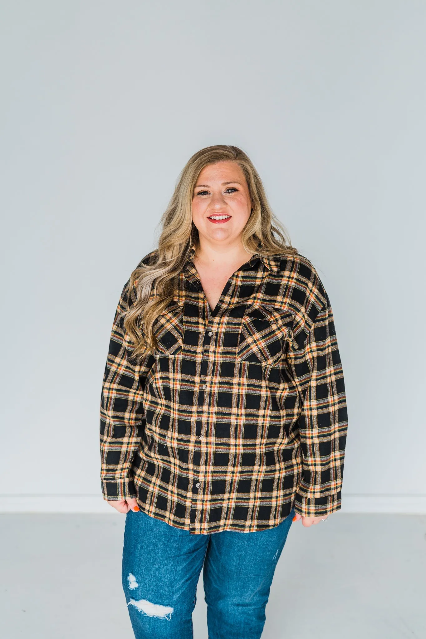 Lightweight Plaid Flannel In Four Colors