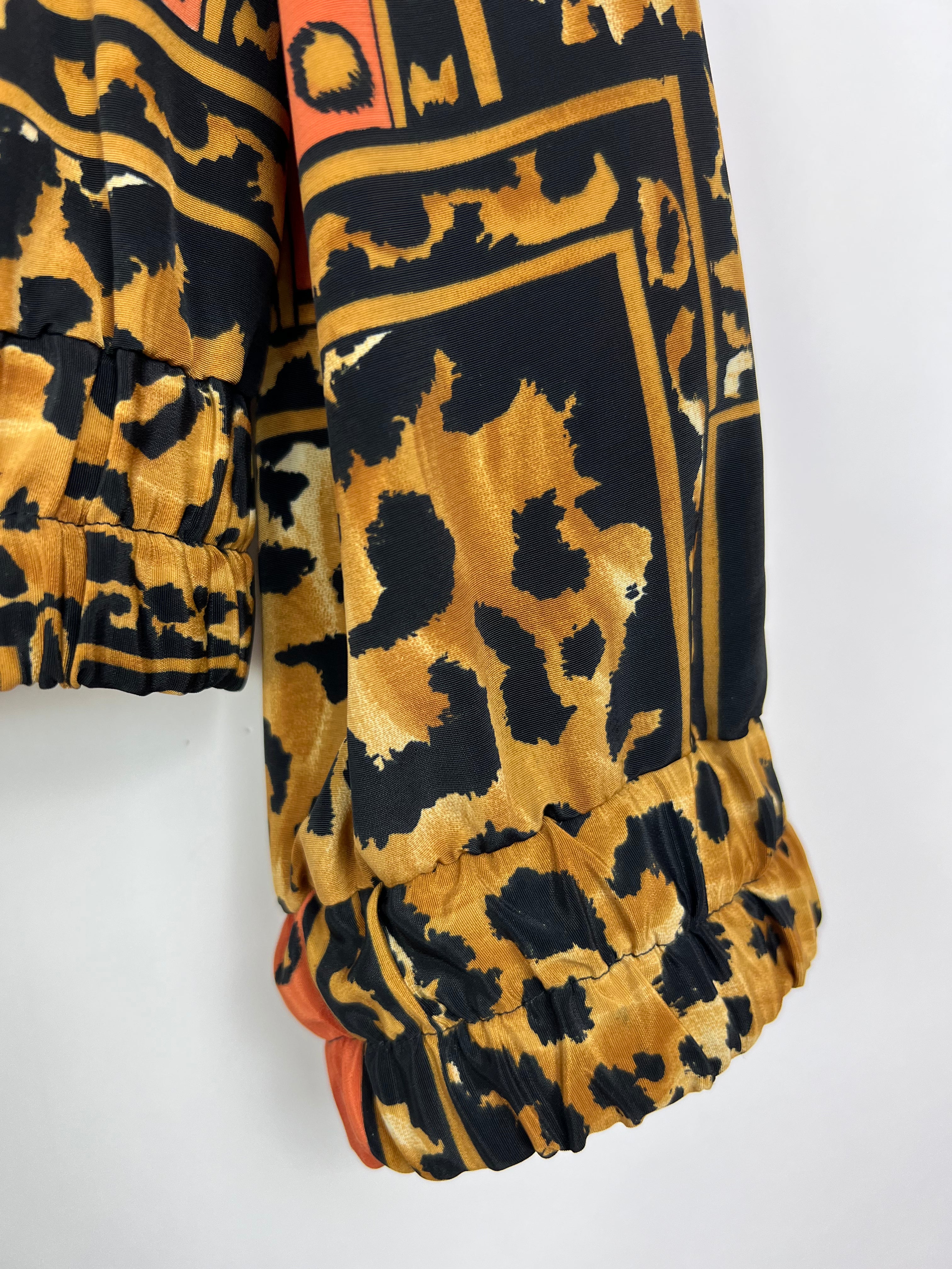 Live: 115 Animal Print Bomber Jacket