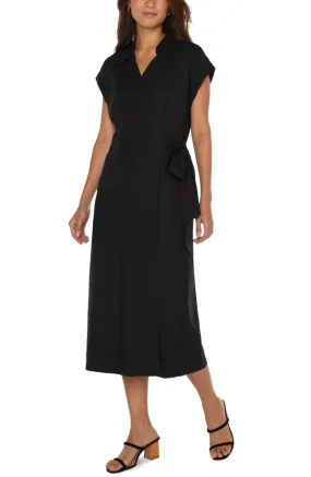 Liverpool Collared Wrap Dress