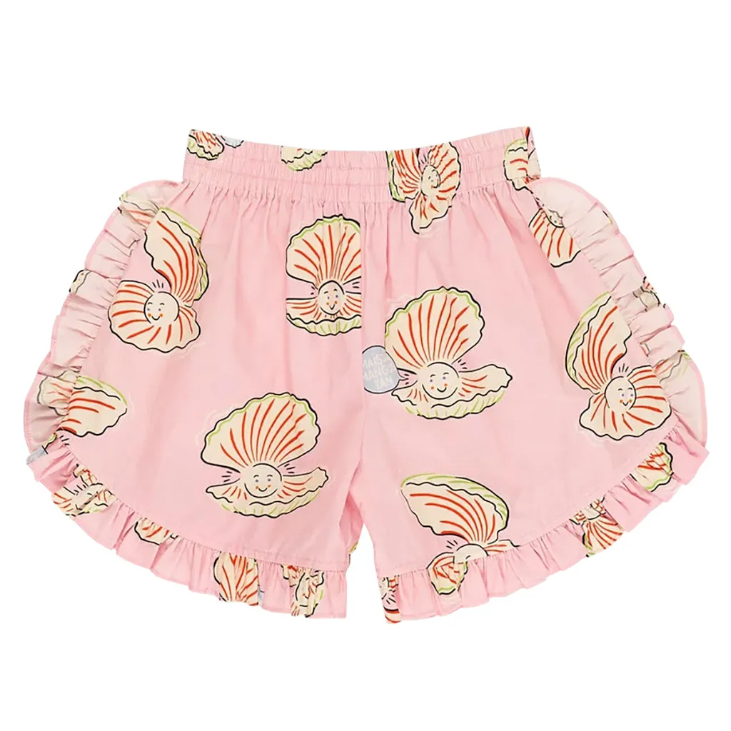 Maison Mangostan Child Oyster Shorts Pink