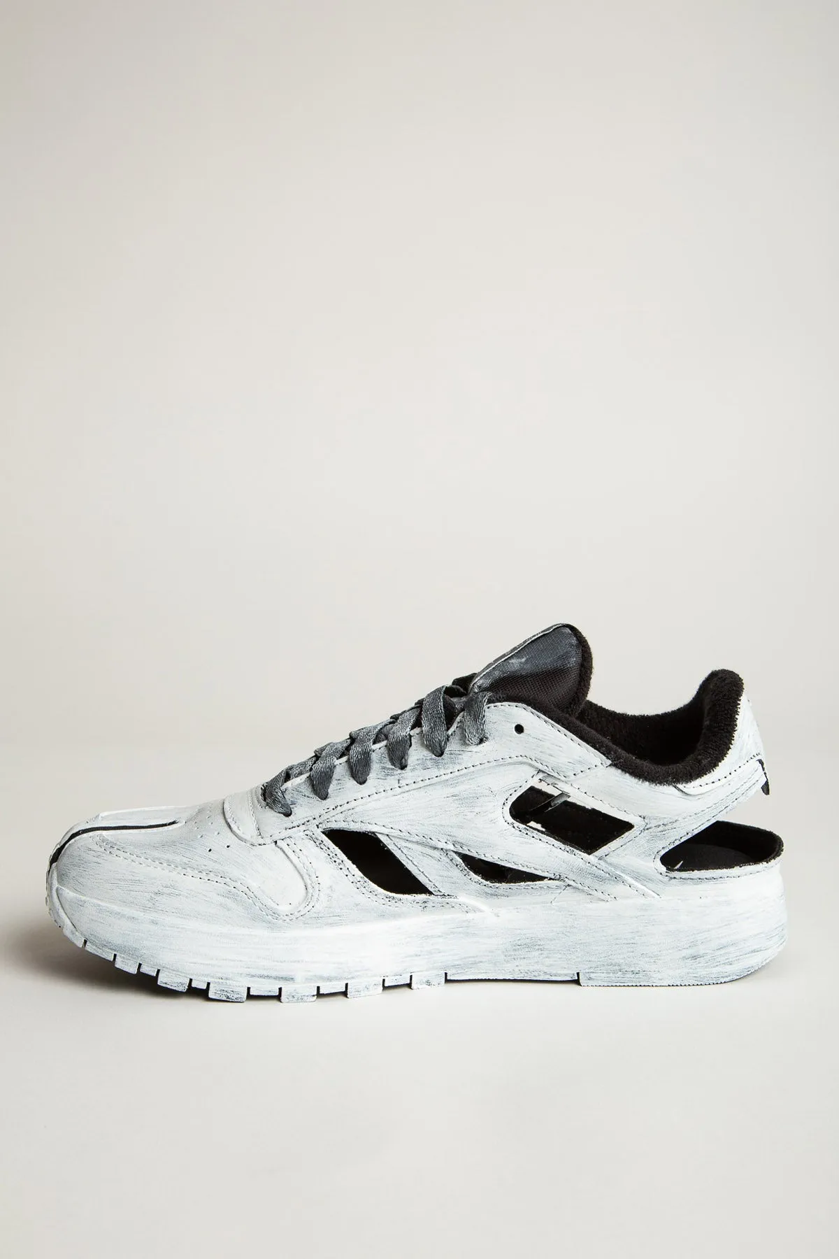 MAISON MARGIELA | REEBOK CLASSIC HANDPAINTED CUT OUT SNEAKERS