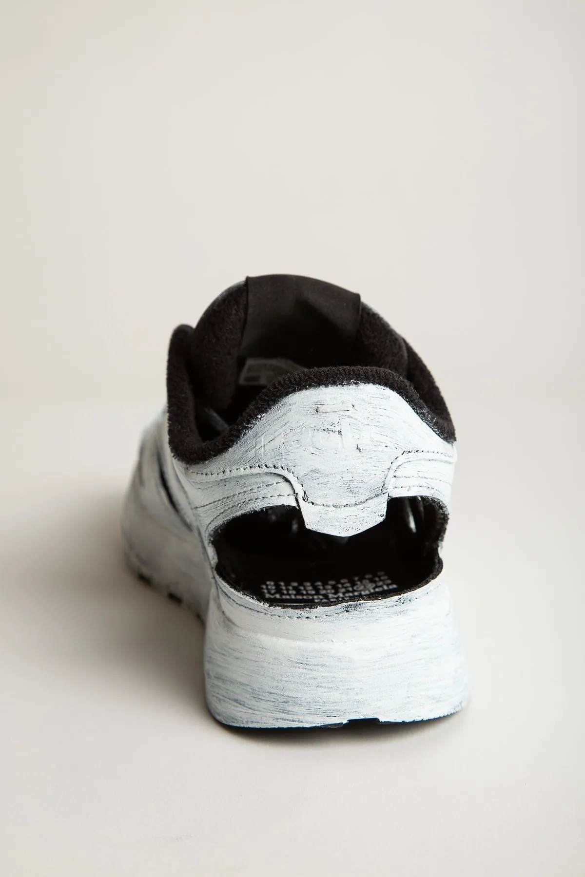 MAISON MARGIELA | REEBOK CLASSIC HANDPAINTED CUT OUT SNEAKERS