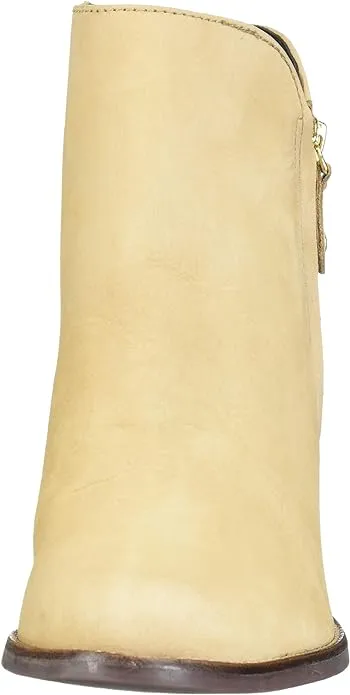 Marc Joseph New York Women's Leather Block Heel Ankle Boot, Sand Nubuck