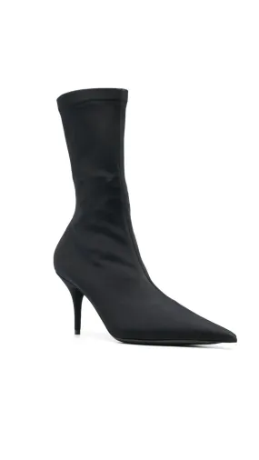 Matte Knife Boots - Black