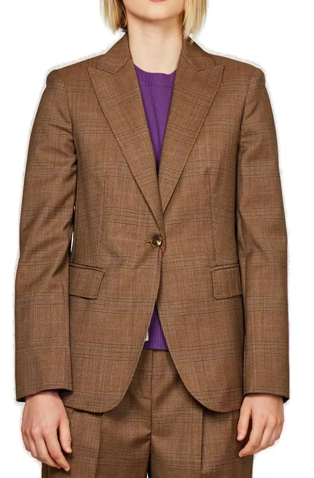 Max Mara Studio Single Breasted Tailored Blazer