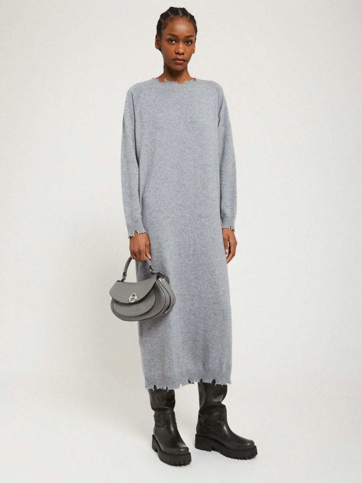 Maxi Sweater Dress - Fog