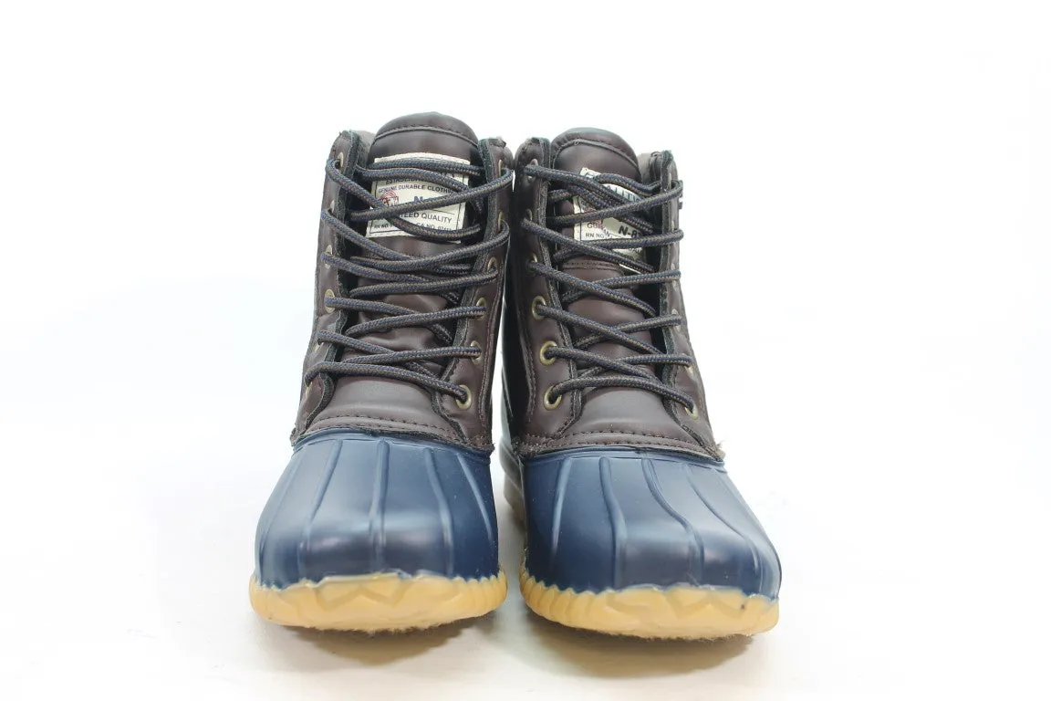 Nautica Channing Women's Navy Boots 7M(ZAP18950)