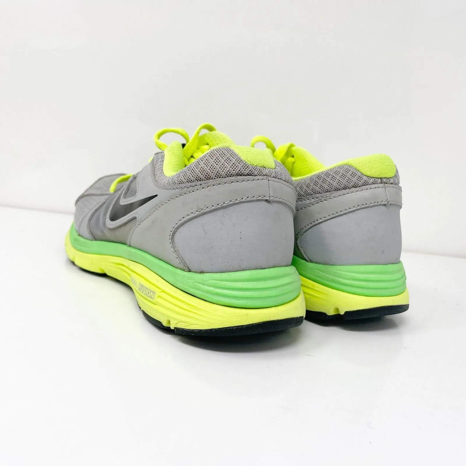 Nike Girls Dual Fusion Run 525590-011 Gray Running Shoes Sneakers Size 5Y