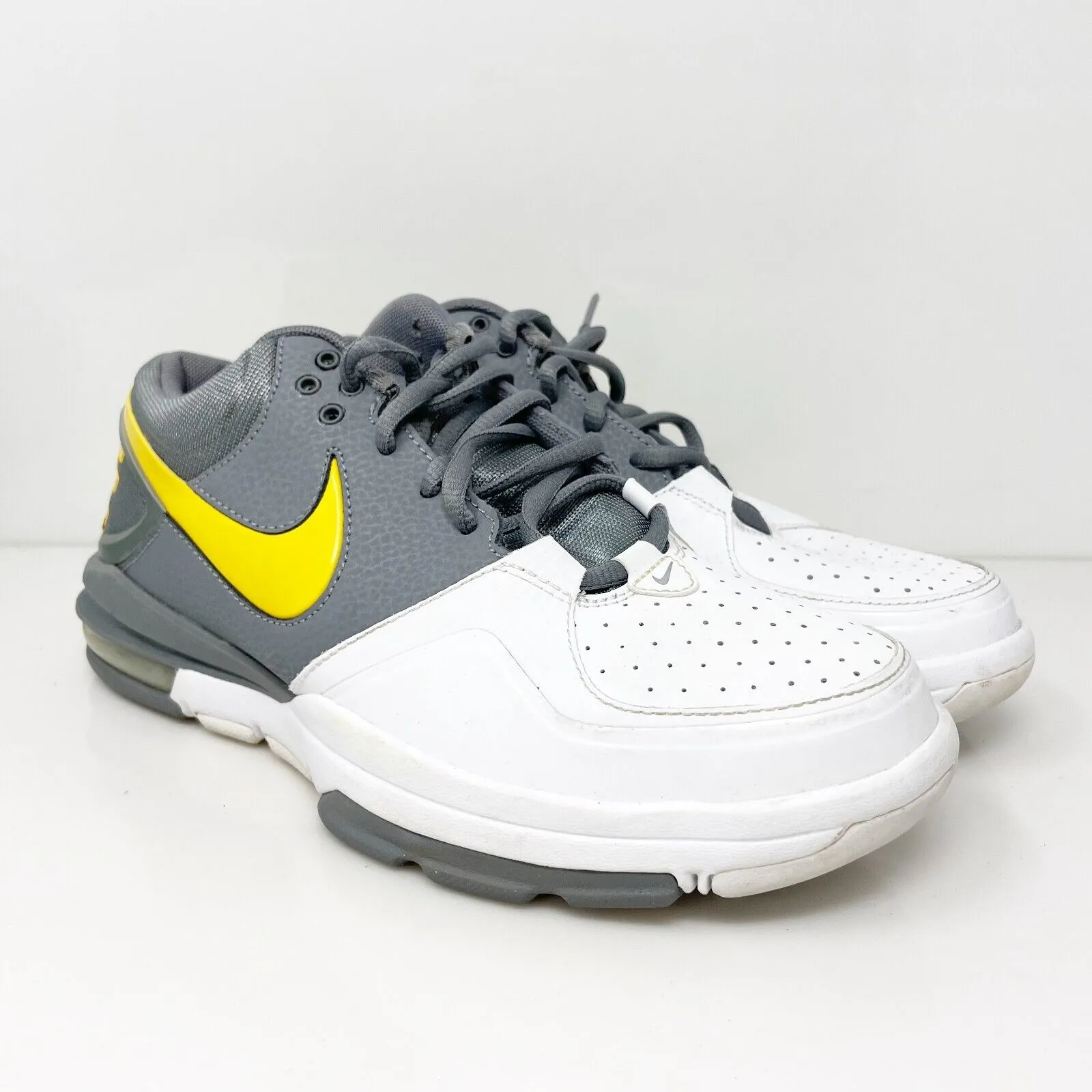 Nike Mens Trainer 1.3 Mid 454170-071 White Running Shoes Sneakers Size 6.5