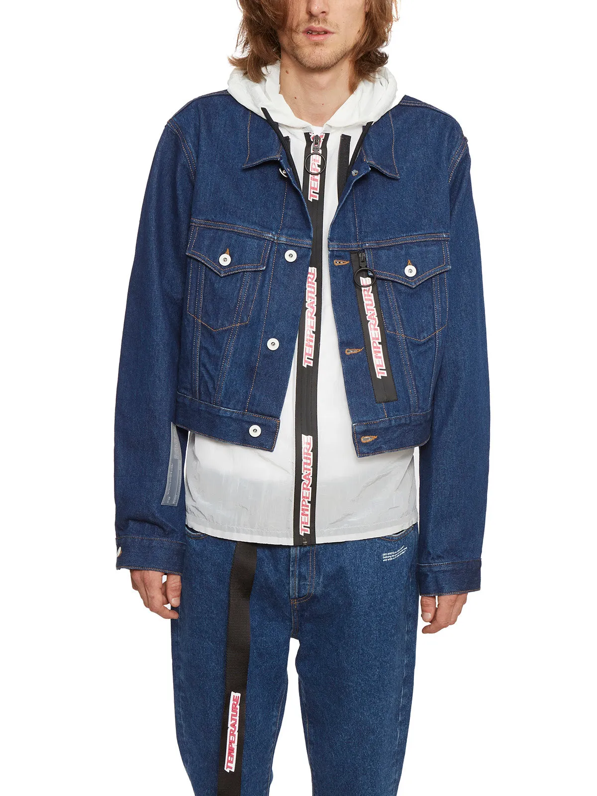 Off-White Panelled Denim Jacket