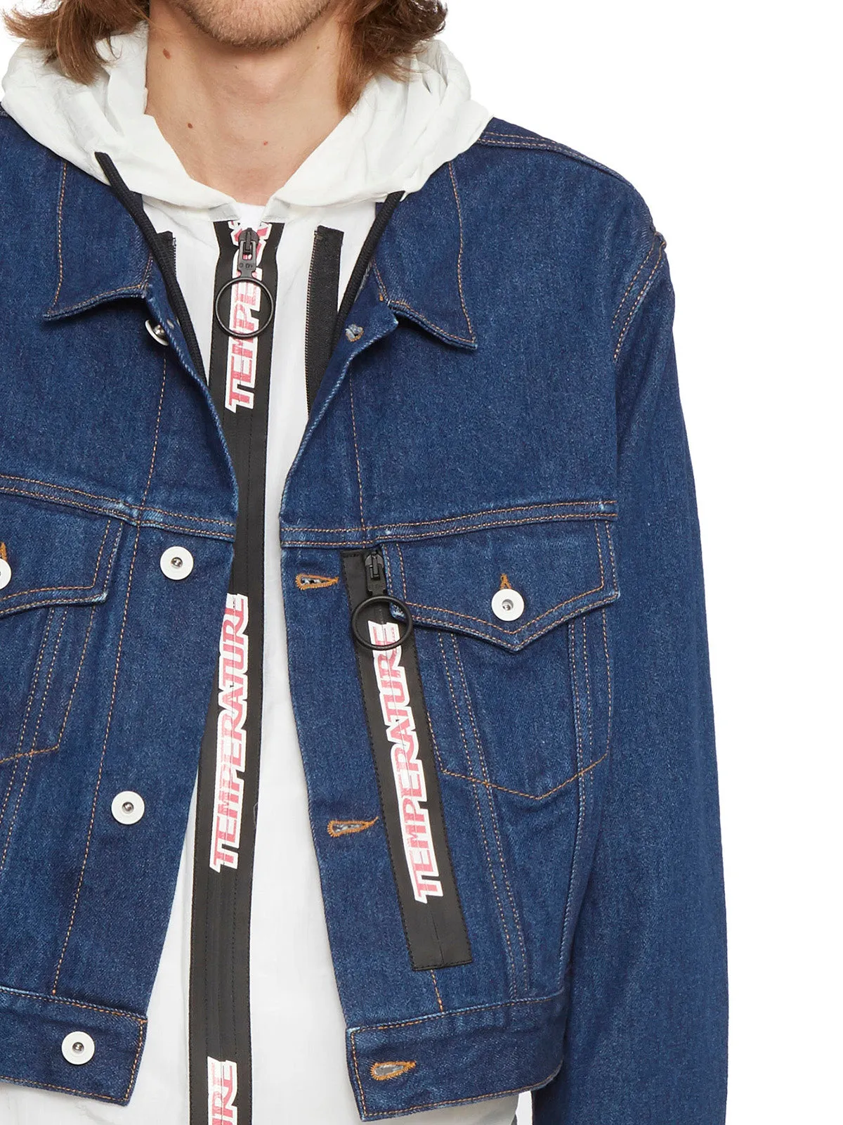 Off-White Panelled Denim Jacket