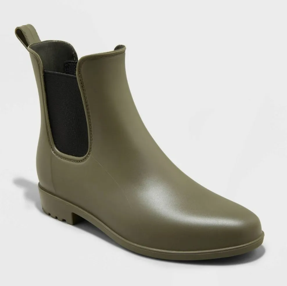 Olive green Women's Ankle boots