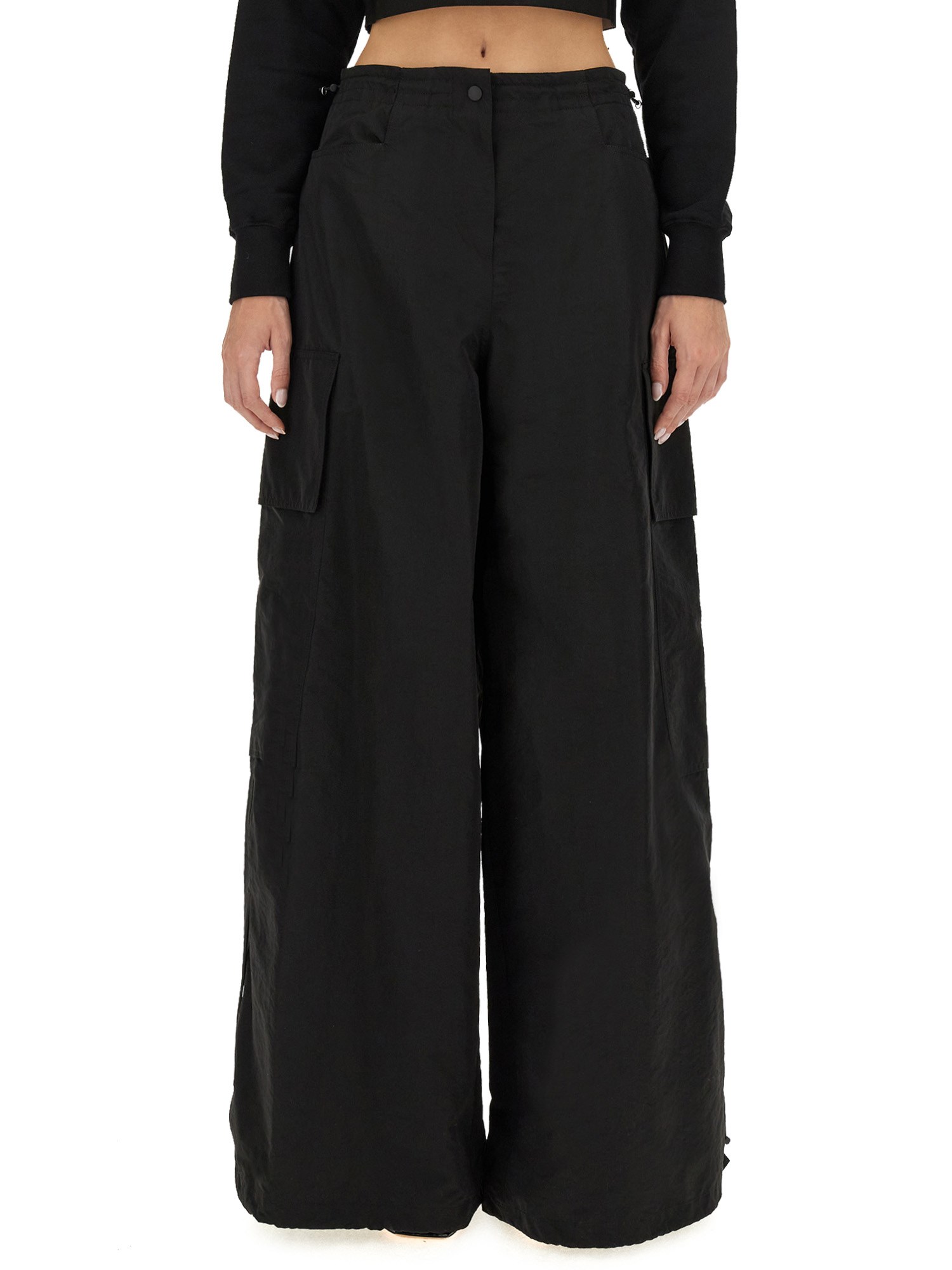 PALM ANGELS    CARGO PANTS IN TECHNICAL FABRIC