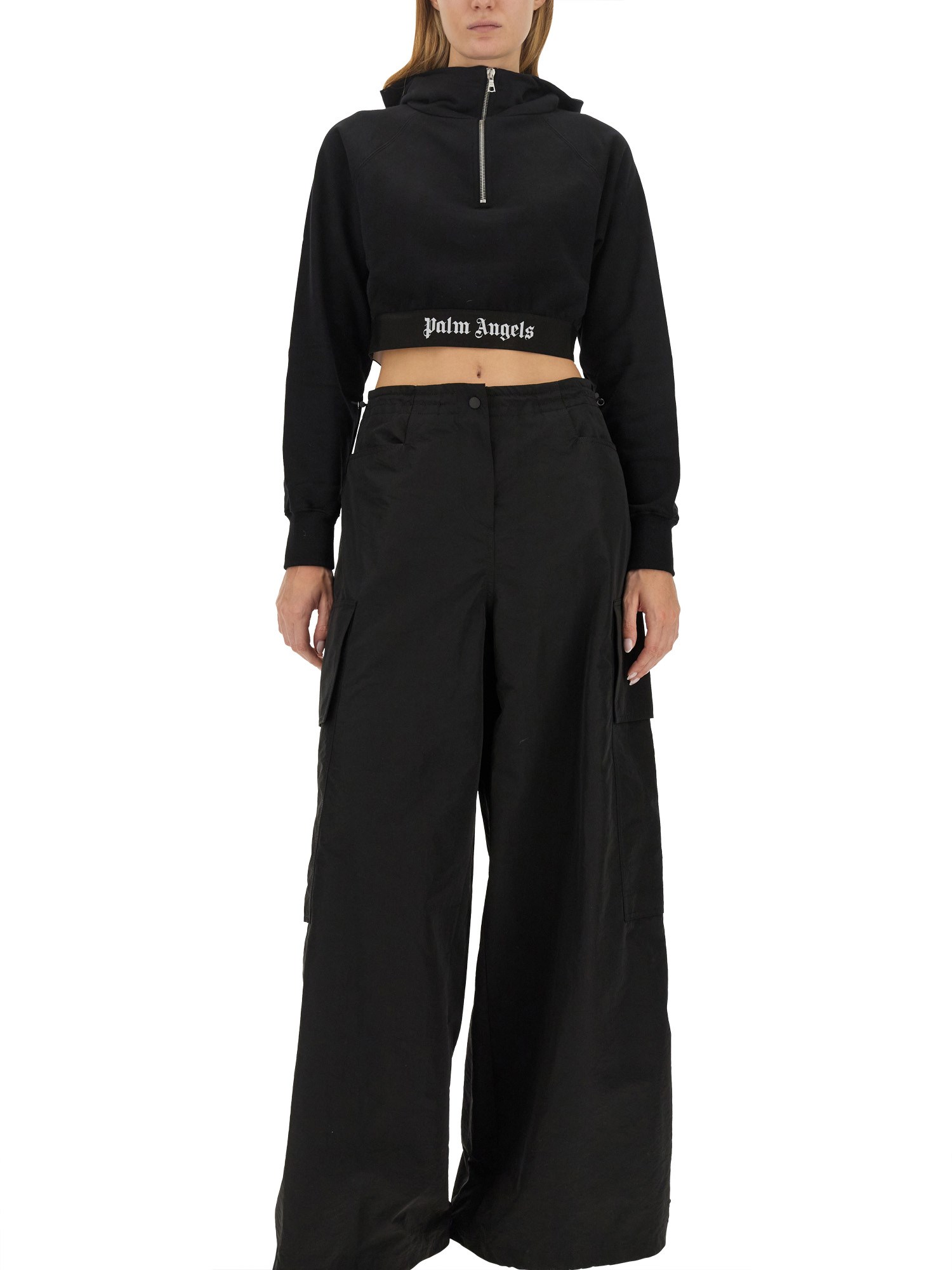 PALM ANGELS    CARGO PANTS IN TECHNICAL FABRIC