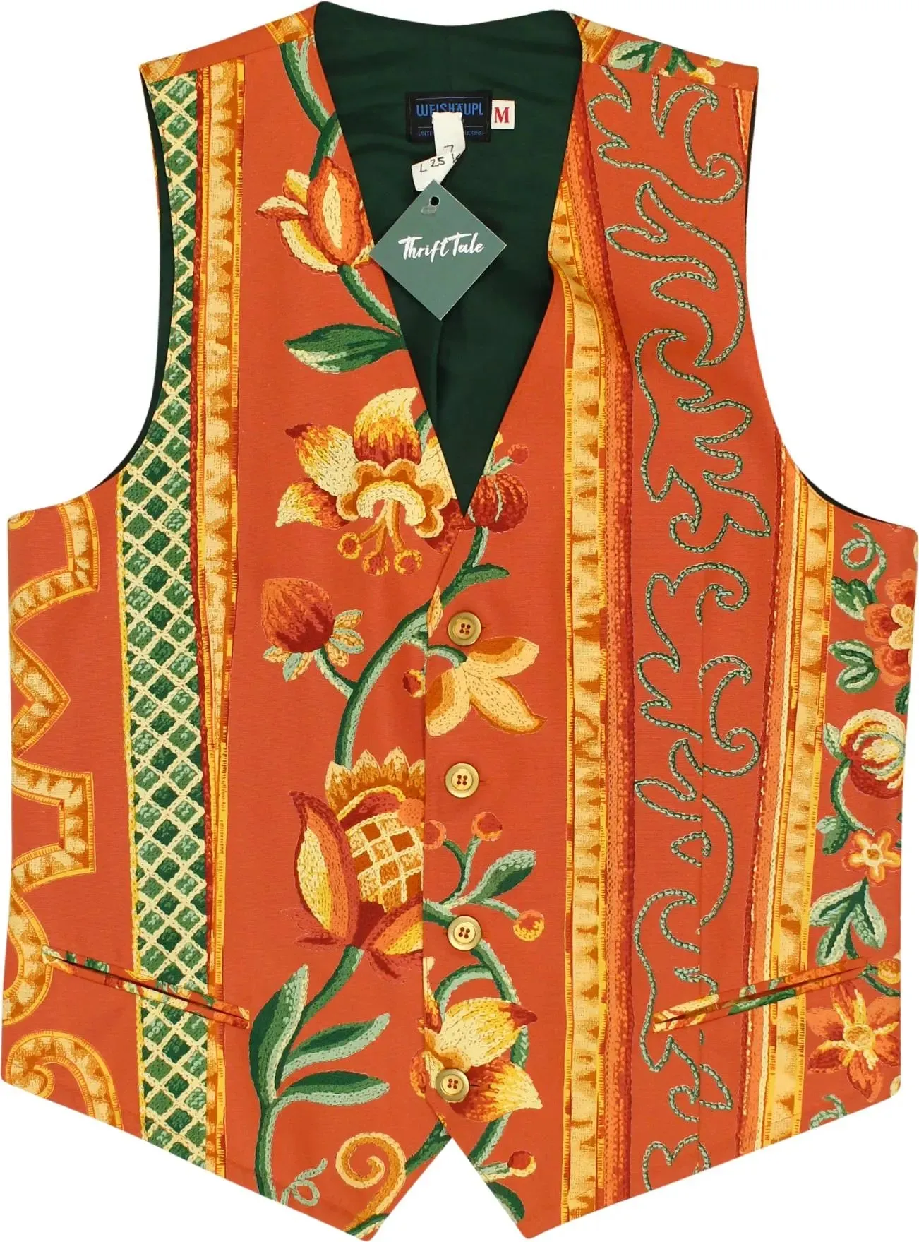 Patterned Waistcoat | ThriftTale