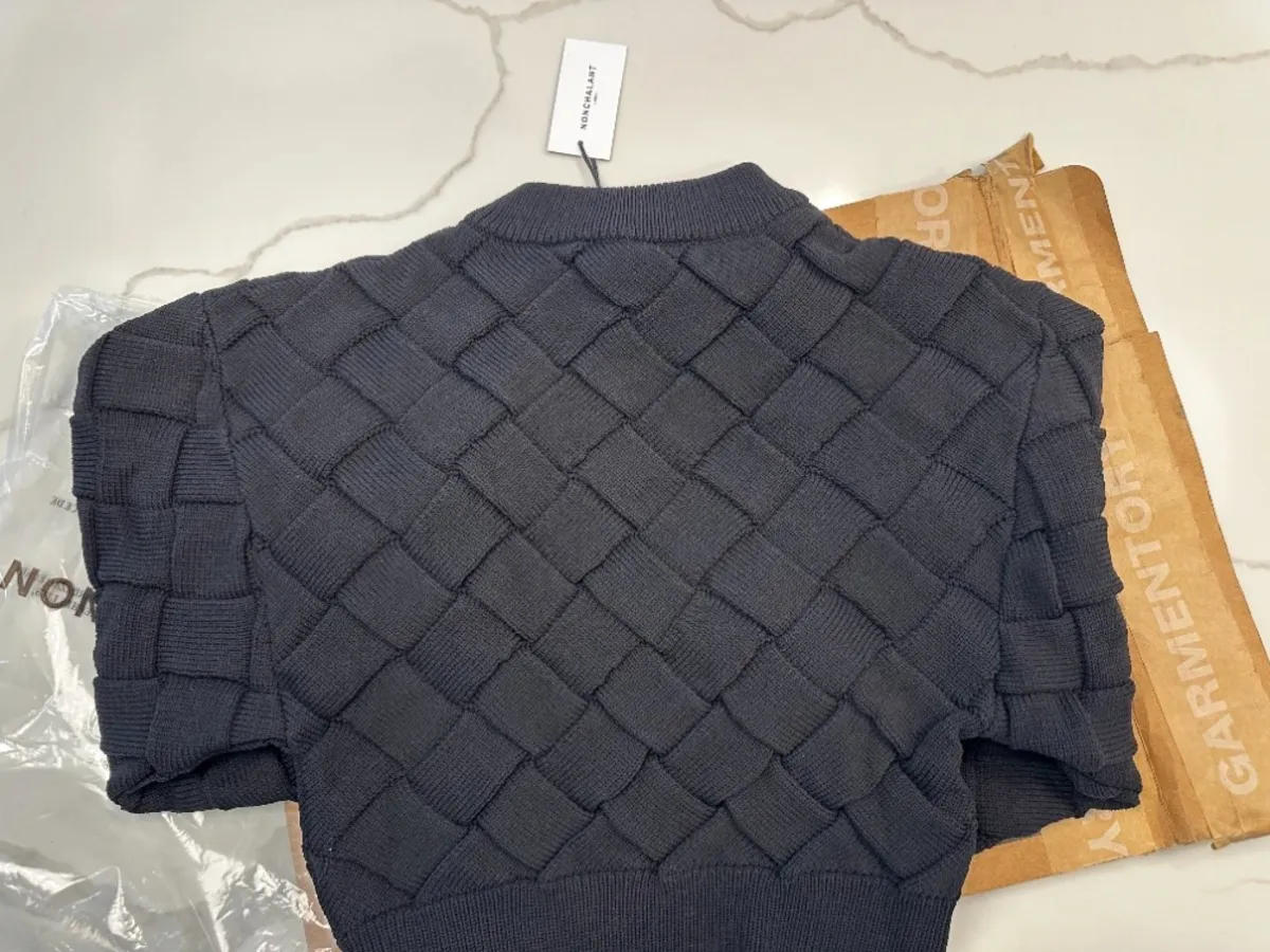 Paxton Crop Sweater - Black