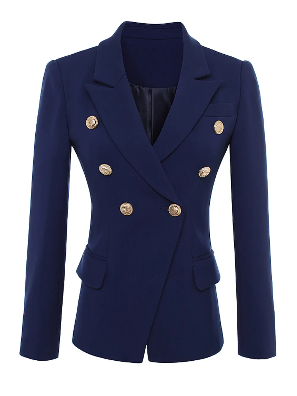 PENELOPE Double-Breasted Blazer in Blue