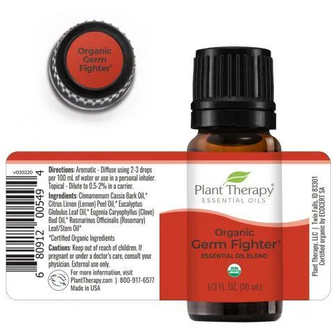 Plant Therapy Germ Fighter Organic Essential Oil Blend